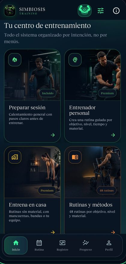 Inicio de Simbiosis Training