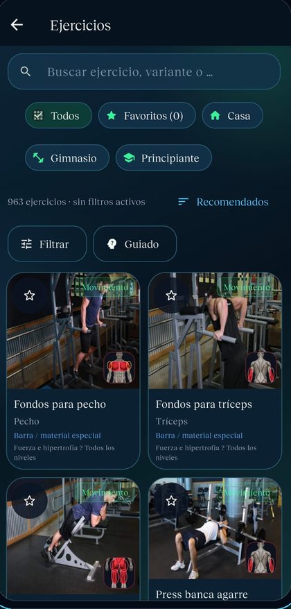 Ejercicios y técnica de Simbiosis Training