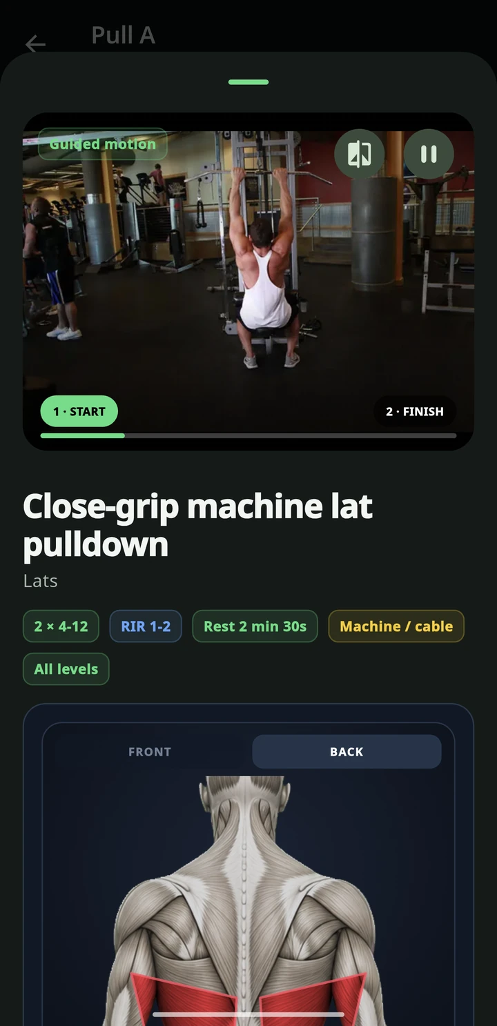 Simbiosis Training — Check technique or swap the exercise