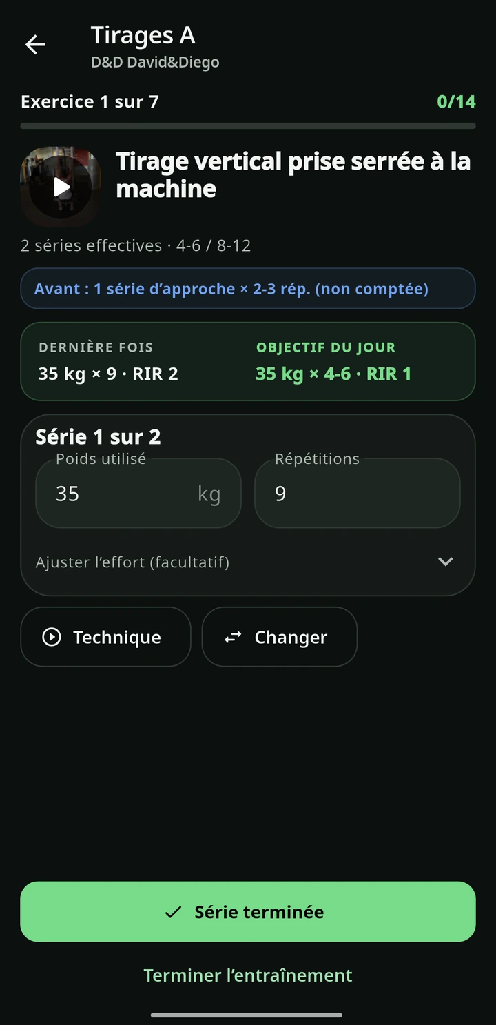 Simbiosis Training — Note la série