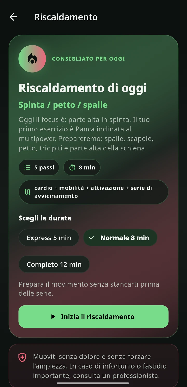 Simbiosis Training — Prepara il corpo per la sessione