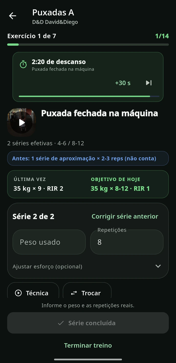 Simbiosis Training — Descansa e continua
